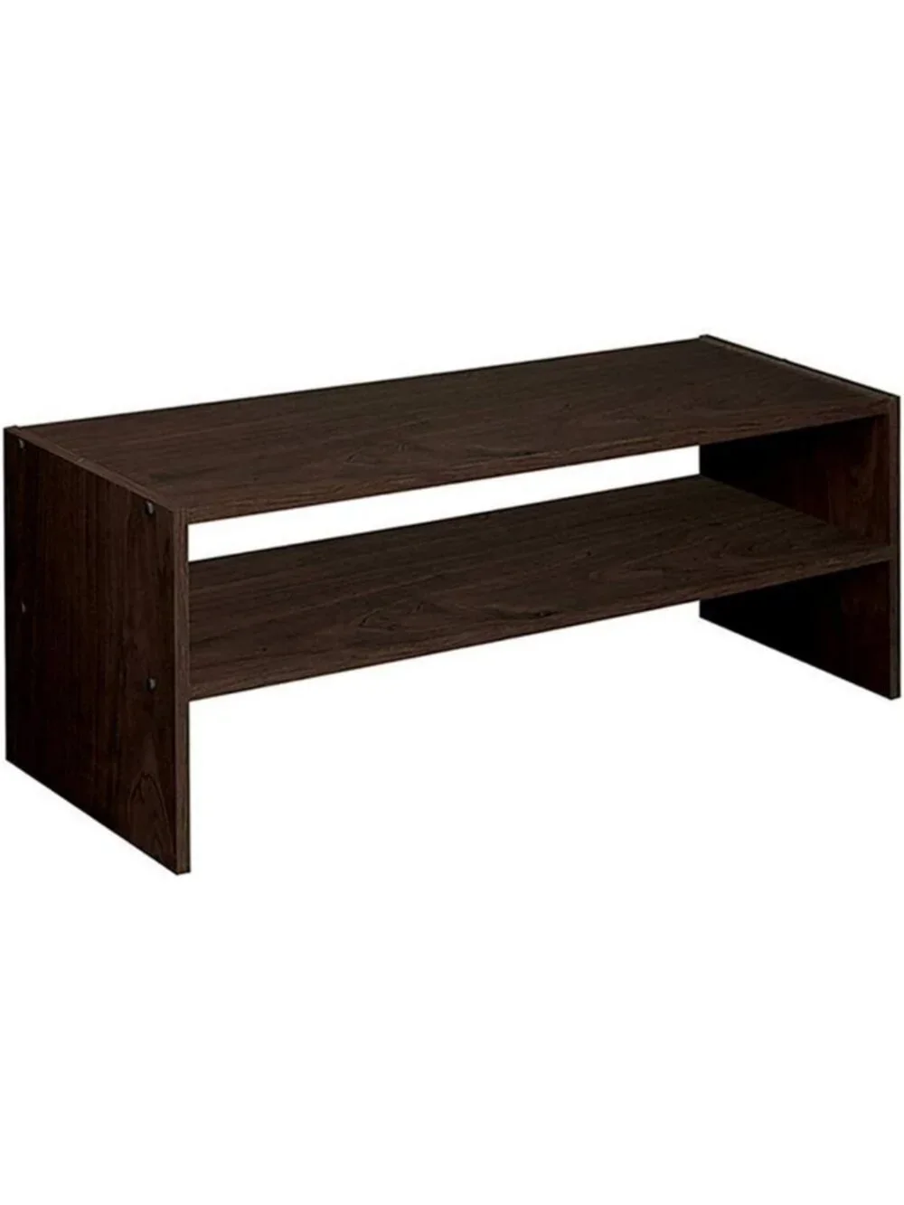 Stackable 31-Inch Wide Horizontal Organizer - Espresso Storage Solution for